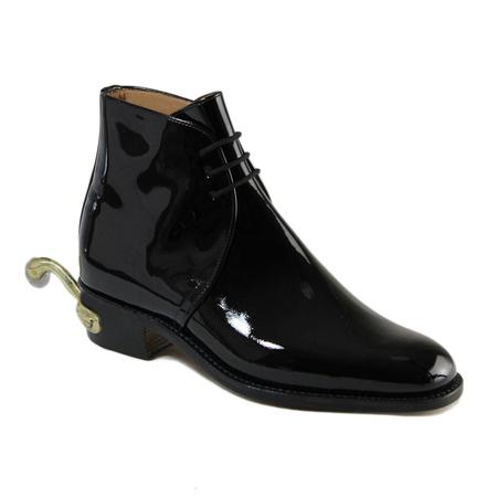 george boots full patent leather