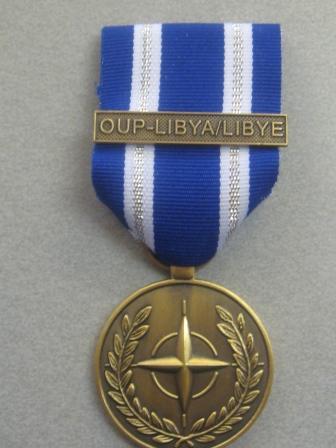 NATO OUP-LIBYA / LIBYE Full Size  Medal
