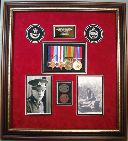 MEDAL FRAMES and DISPLAY CASES