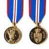 Queen's Golden Jubilee 2002 Medal Court Mounted MINIATURE