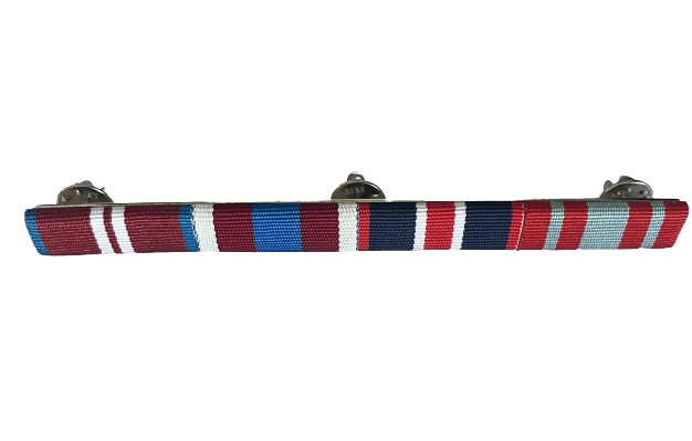 QDJM+ QPJM+ KCM + HM COASTGUARDS RIBBON BARS - The Mess Dress Ltd