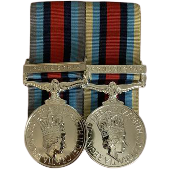 Full Size Set OP Shader & OSM Afghanistan Medals 