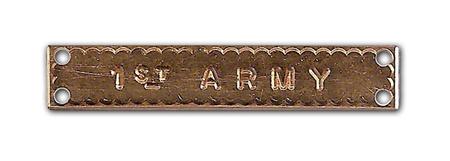 Clasp F/S - 1st Army Bar