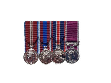 ARMY  LS&GC, JUBILEE`S AND KING`S CORONATION MINIATURE MEDAL SETS