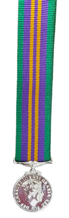  CIIIR ACSM 2011 Accumulated Campaign Service Miniature Medal