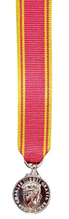  CIIIR Fire LSGC Miniature Medal