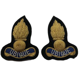 Royal Engineers Mess Dress Collar Badges