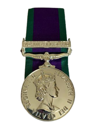 The General Service Medal -1962 GSM Court Mounted Full Size