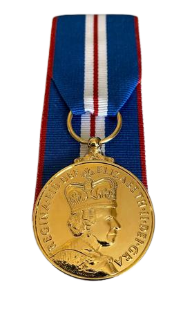 Queens Golden Jubilee Medal 2002 -Full Size Ready To Wear Court Mounted 