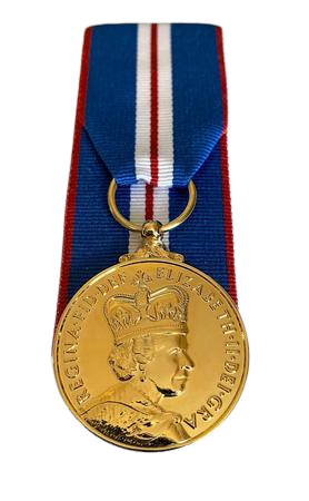 Queens Golden Jubilee Medal 2002 -Full Size Ready To Wear Court Mounted 