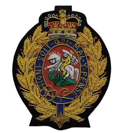 RRF  REGIMENT BLAZER BADGE