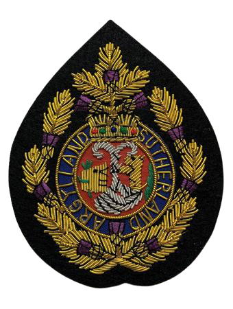 ARGYLL & SUTHERLAND HIGHLANDERS BLAZER BADGE 