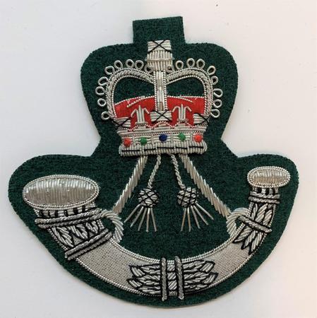 RIFLES REGIMENT BLAZER BADGE