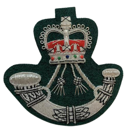 RIFLES REGIMENT BLAZER BADGE