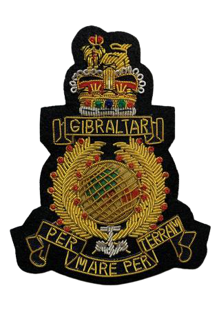 ROYAL MARINES BLAZER BADGE 