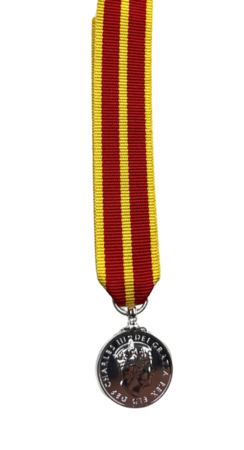CIIIR Kings Fire Service Miniature Medal