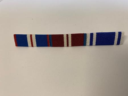 Q G J M, Q D J M, POLICE LS&GC PIN ON RIBBON BAR