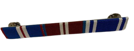 Q G J M, Q D J M, POLICE LS&GC  CLUTCH AND PIN ON RIBBON BAR 