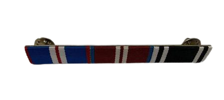 Q G J M, Q D J M, PRISON LS&GC  CLUTCH AND PIN ON RIBBON BAR 