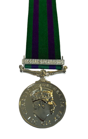 CIIIR King Charles GSM 2008 Global Ops Full Size Medal