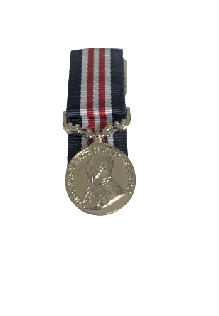 G V Military Medal Loose with ribbon only MINIATURE