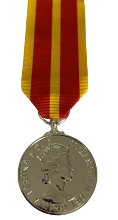 Queen`s Fire Service Medal  Full Size 
