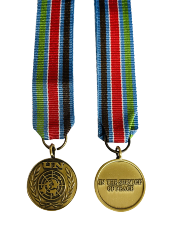 UN Bosnia Medal Miniature