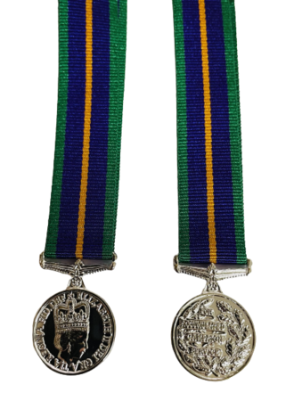 ACSM  EIIR Miniature Medal 