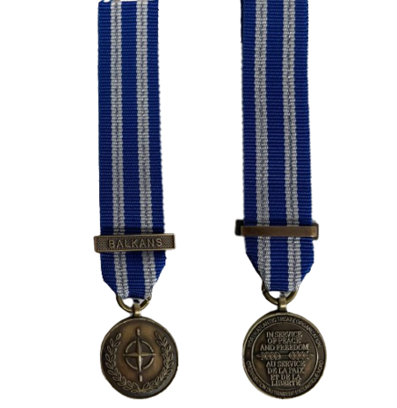Nato Balkans Medal Miniature