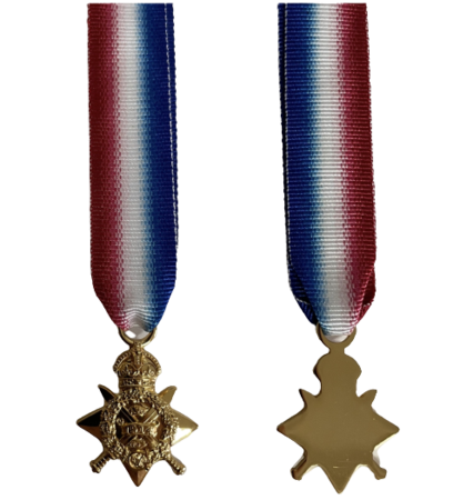 1914 Mons Star Miniature Medal