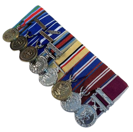 Miniature Medal Court Mounting -