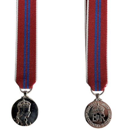 Queens 1953 Coronation Medal Miniature