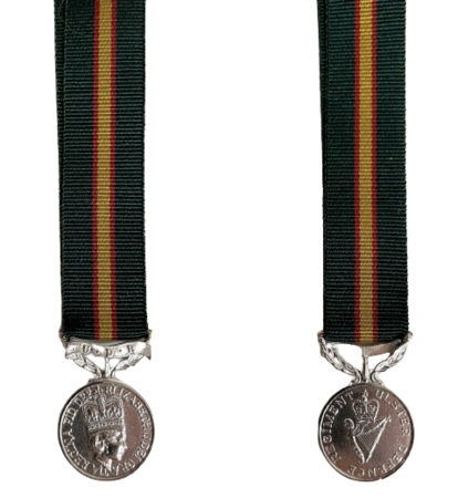 Ulster Defence Regiment Medal Miniature EIIR 