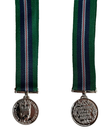 Northern Ireland Prison Service  EIIR  Medal  Miniature
