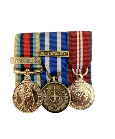 Miniature OSM Afghanistan+c, NATO Oup Libya +c  + Q D J M  court mounted set