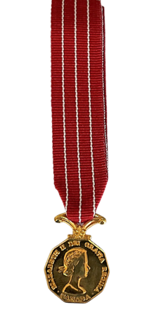 The Canadian Forces' Decoration Miniature Medal 