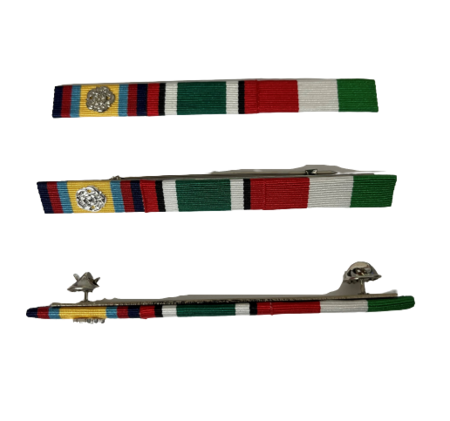 GULF 1991 + LIBERATION OF KUWAIT (SAUDI) + KUWAIT LIBERATION MEDAL RIBBON BARS