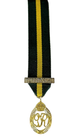 Territorial Decoration GVI Miniature Medal