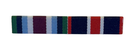 WIDER SERVICE MEDAL + KCM RIBBON BARS