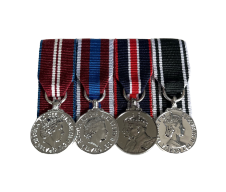 AMBULANCE LS&GC, JUBILEE AND CORONATION MEDAL`s  Miniature Court mounted set 