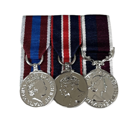 RAF  LS&GC, Jubilee`s and King`s Coronation Miniature Medal Sets 
