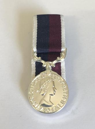 RAF LS & GC -  Miniature Court Mounted medal