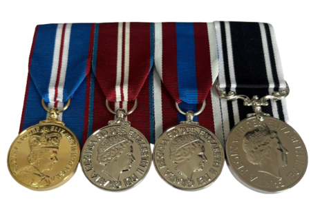 Full Size Set of QGJM, QDJM, QPJM, PRISON Service LS&GC Medals 