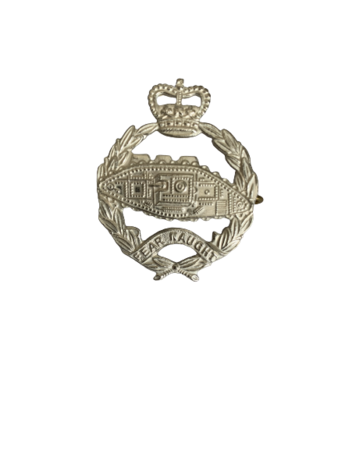 Royal Tank Regiment Officers Cap Badge
