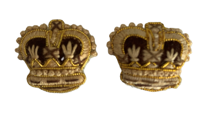 Army Air Corps Service Dress Rank Crowns, AAC