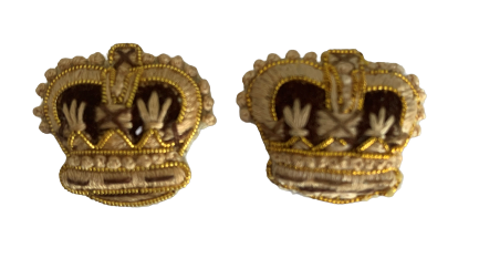 EIIR Army Air Corps Service Dress Rank Crowns, AAC