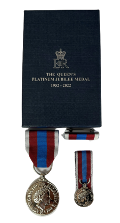 2022 Queen`s Platinum Jubilee Medal Set in Presentation Box