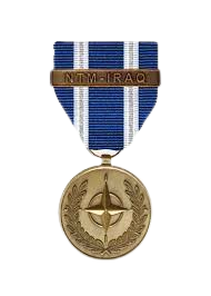 NATO NTM Iraq Miniature Medal
