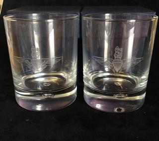 PARACHUTE REGT Pair of Whiskey Glasses