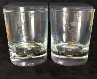 ROYAL SIGNALS  Pair of Whiskey Glasses